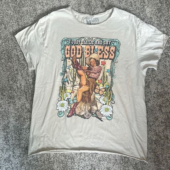 Keep It Gypsy Graohic Tee M - Picture 1 of 6